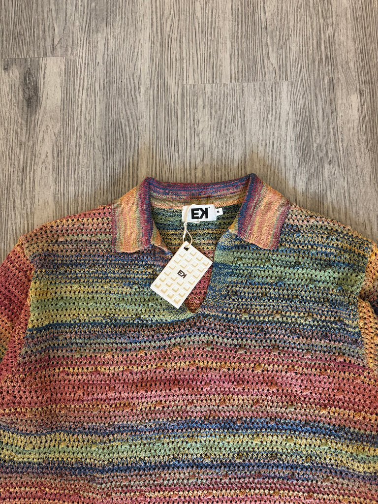 EK Crochet Knit Polo