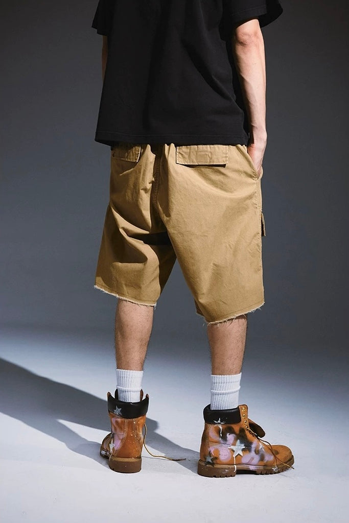 REMEDY Utility Cargo Shorts in Sandstone