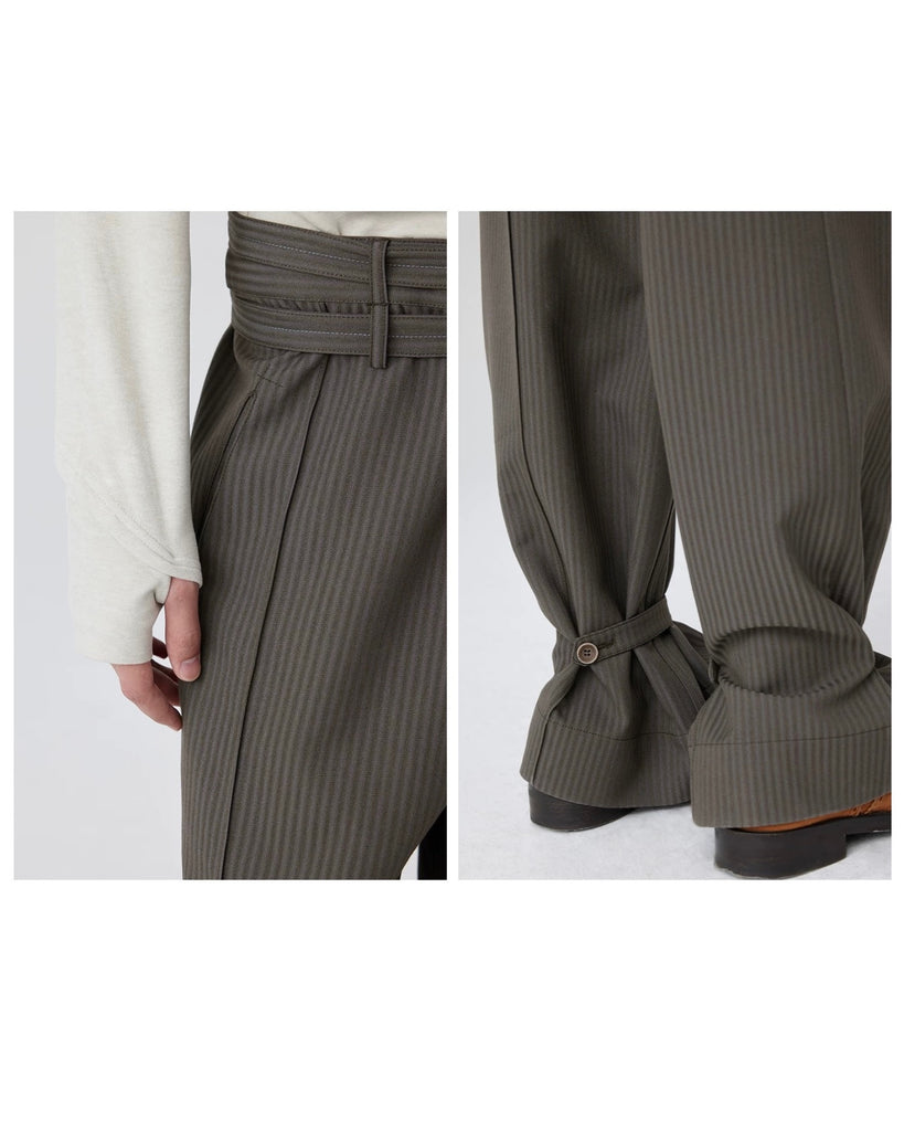 Simple Project Double Belted Kendo Pants