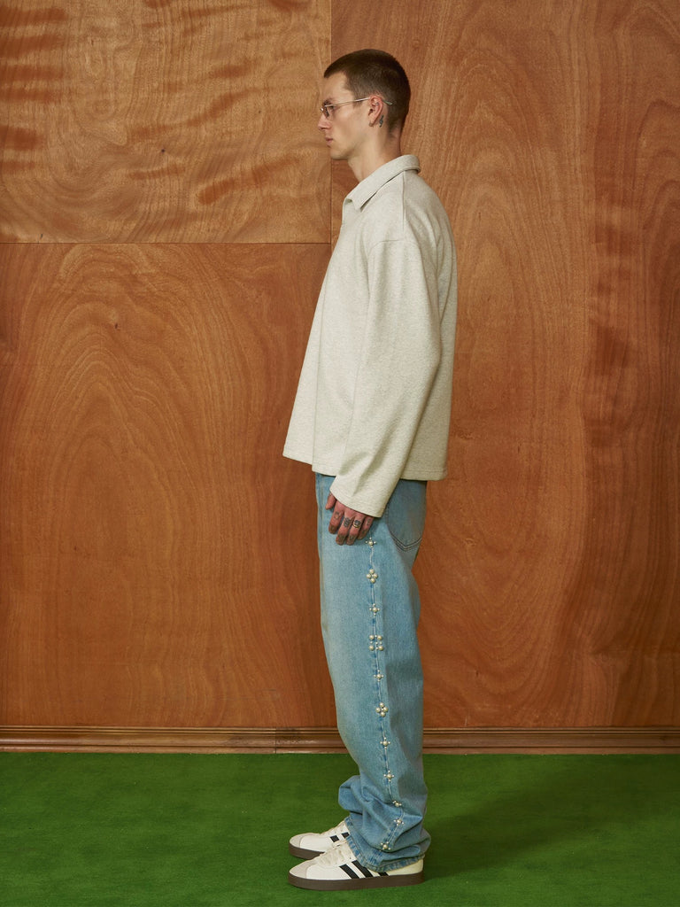 PMW Pearl Embellished Denim