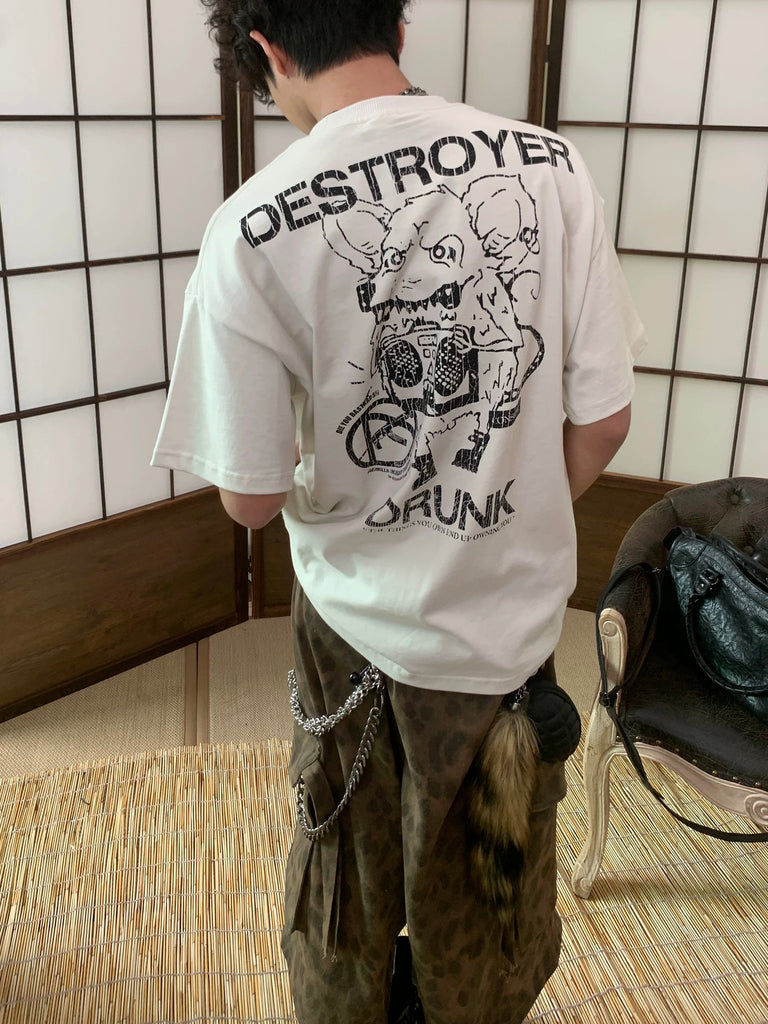 POH SIN GUY Print Graphic Tee