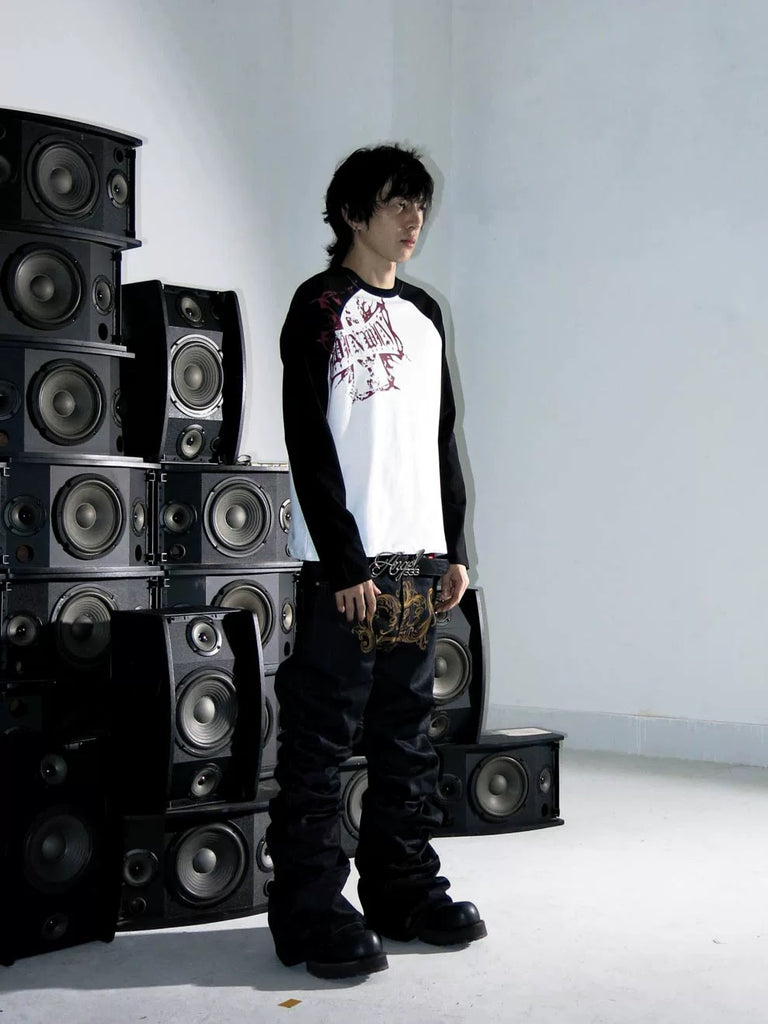 PCCVISION Raglan Long Sleeve Tee