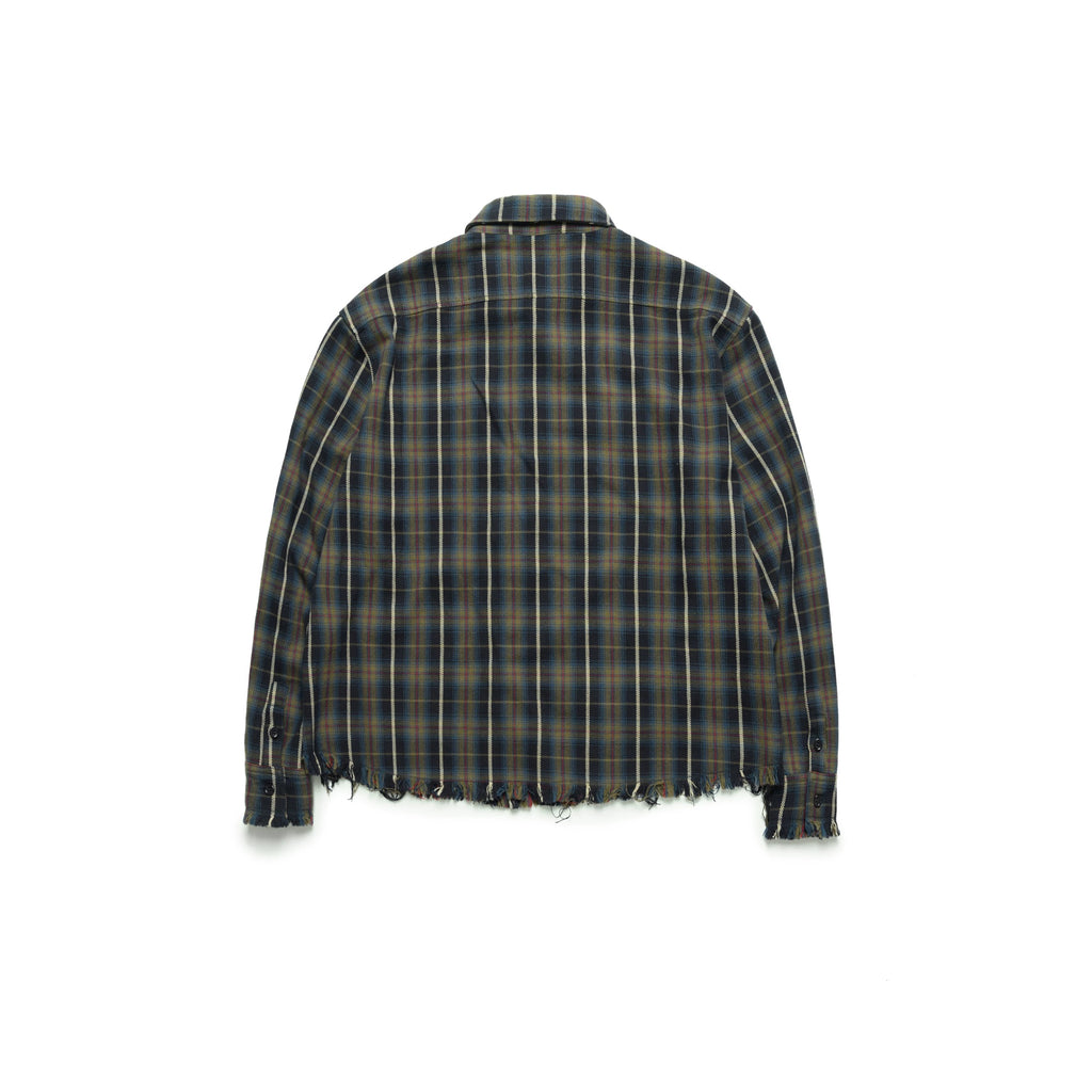 NLH Distressed Flannel Shirt