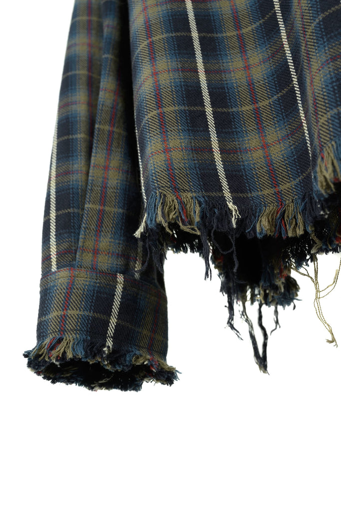 NLH Distressed Flannel Shirt