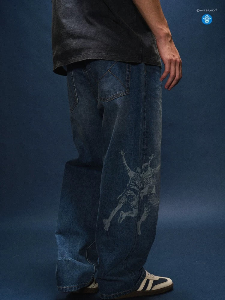 ANB-BASKETBALL Straight Leg Jeans
