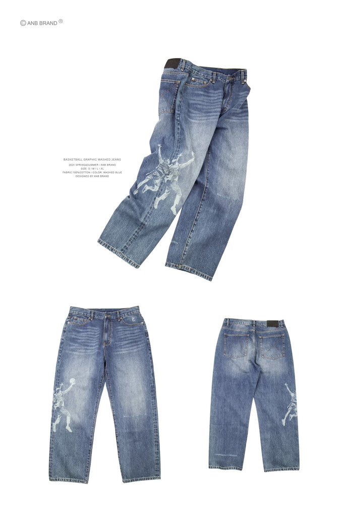 ANB-BASKETBALL Straight Leg Jeans