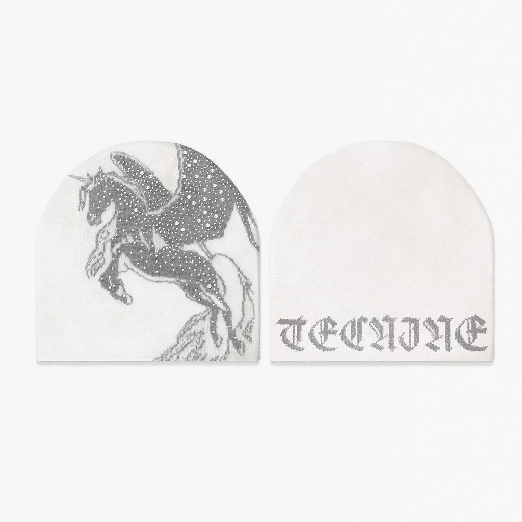 TecNineGroup Bull Pegasus Rhinestone Beanie