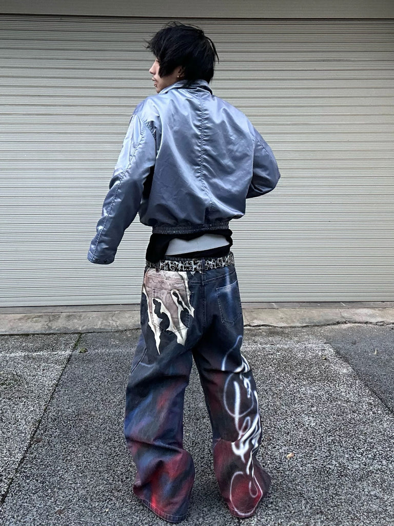 PyroPulse 3D Nightfury Graffiti Denim