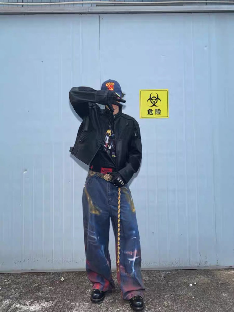 PyroPulse 3D Nightfury Graffiti Denim