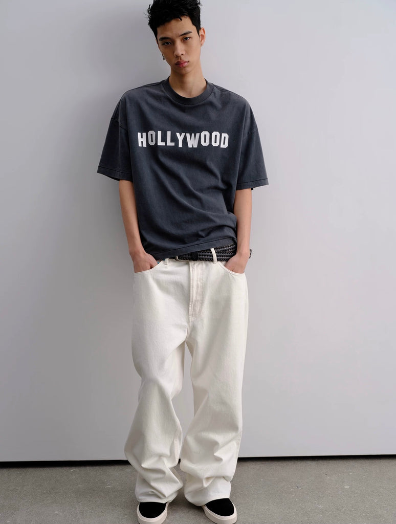 Brokenonyx Turquoise Embellished Jeans