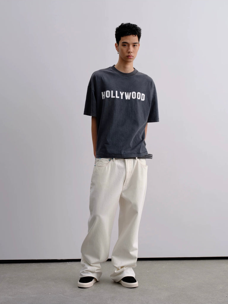 Brokenonyx Turquoise Embellished Jeans