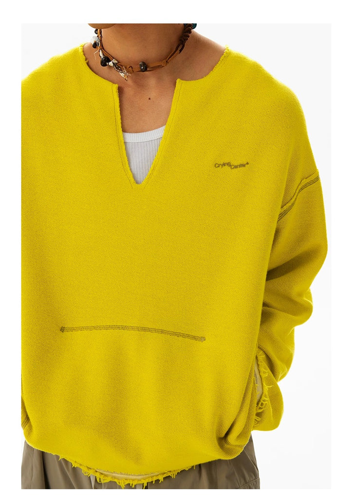 CryingCenter Reversible Slit Sweatshirt