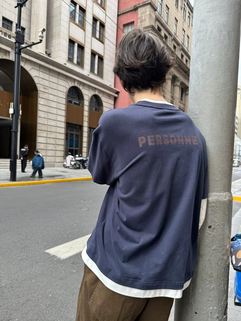 CountryMoment Personnel Layered Long Sleeve Tee