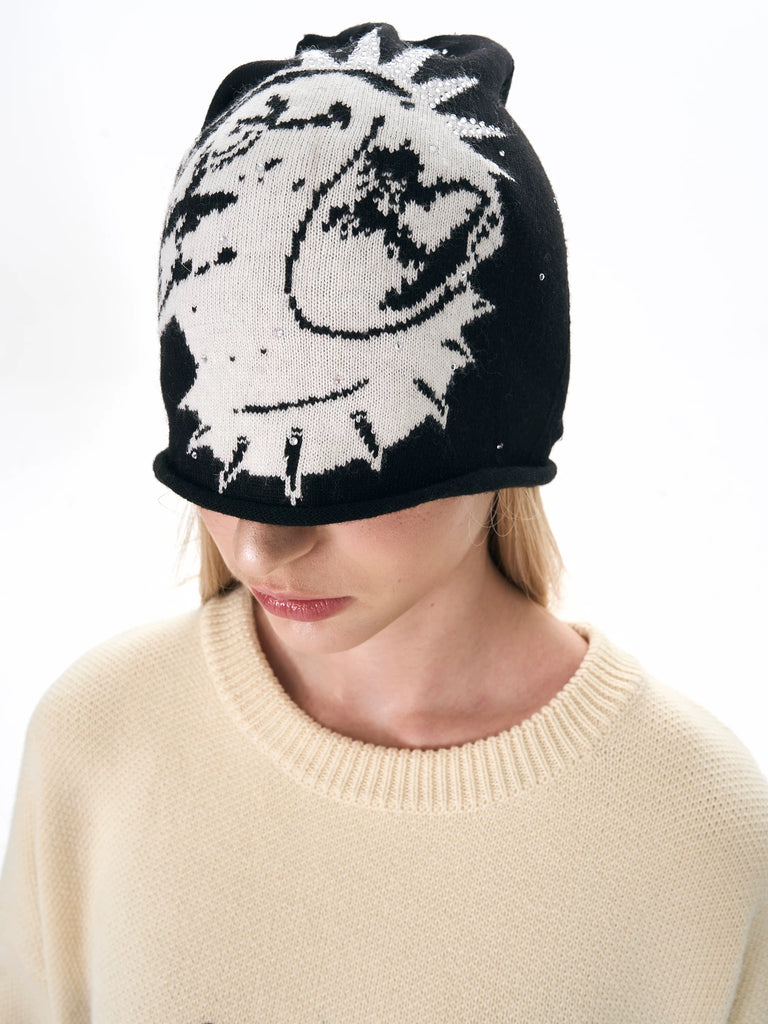 Fourth3ex Punk Canine Knit Beanie