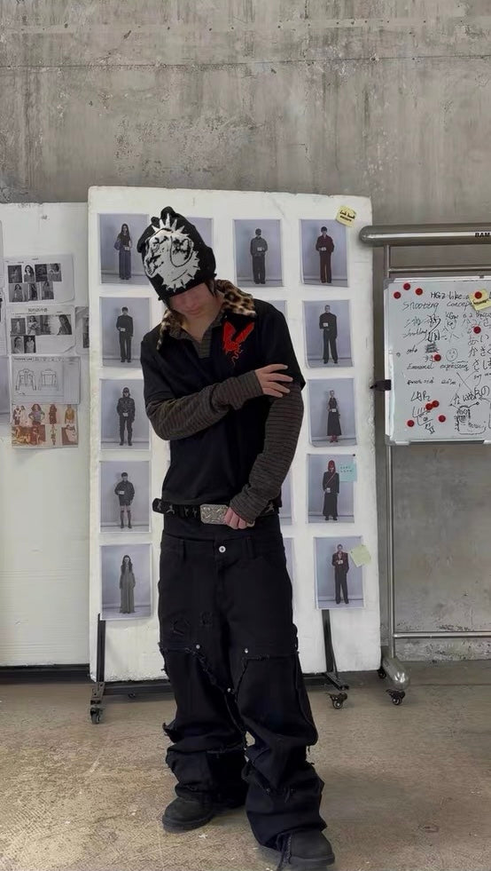 Fourth3ex Punk Canine Knit Beanie