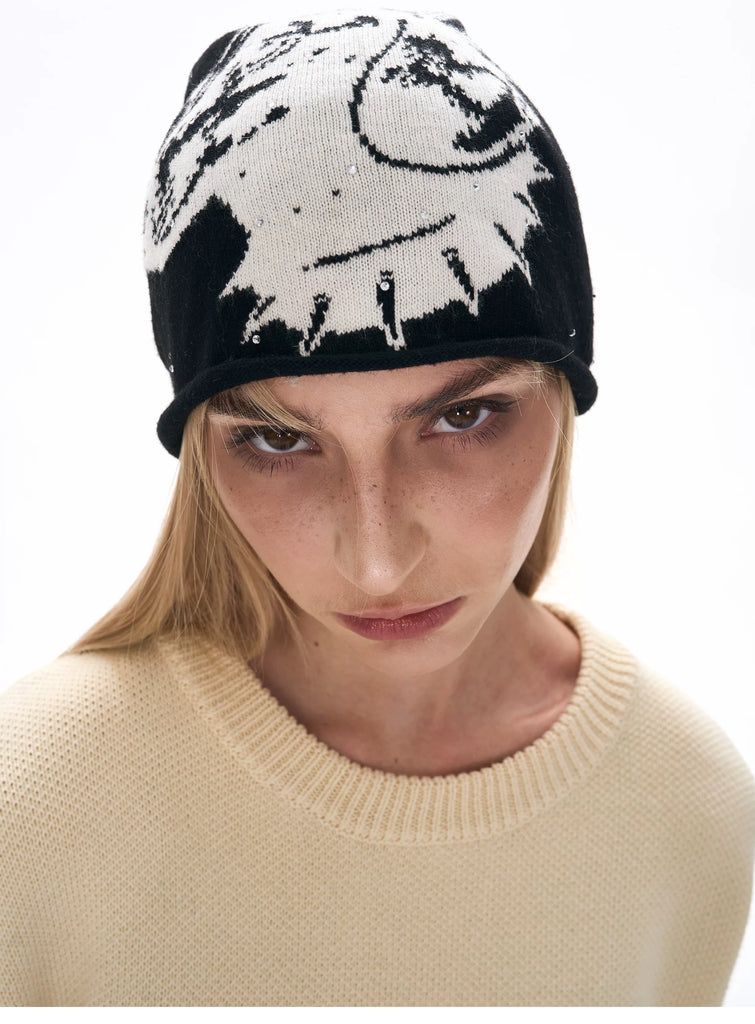 Fourth3ex Punk Canine Knit Beanie