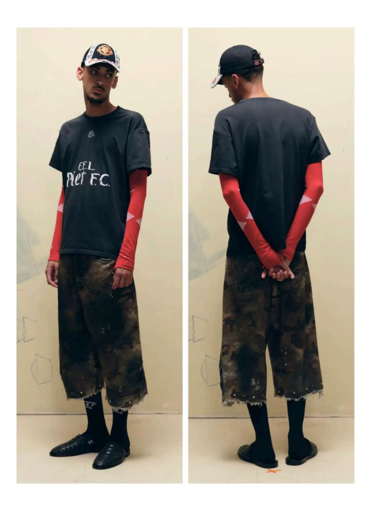 PIET F.C. Patchwork Crest Distressed Baseball Cap