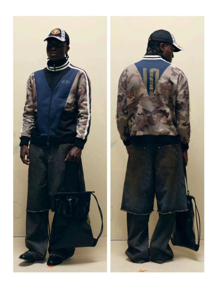 PIET F.C. Patchwork Crest Distressed Baseball Cap