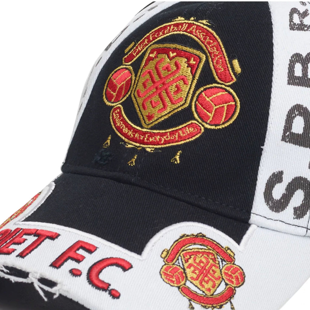 PIET F.C. Patchwork Crest Distressed Baseball Cap