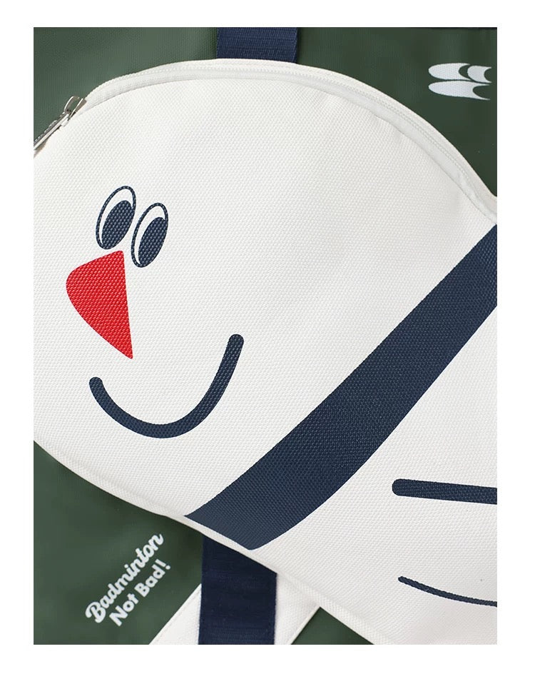 KUMPOO Smile Shuttlecourt Tote Bag