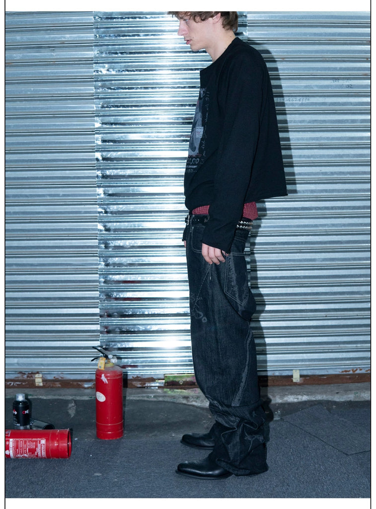 SURUDO Selvedge Raw Straight Leg Denim