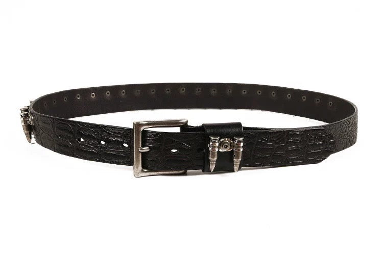 Bullet Rivet Leather Belt