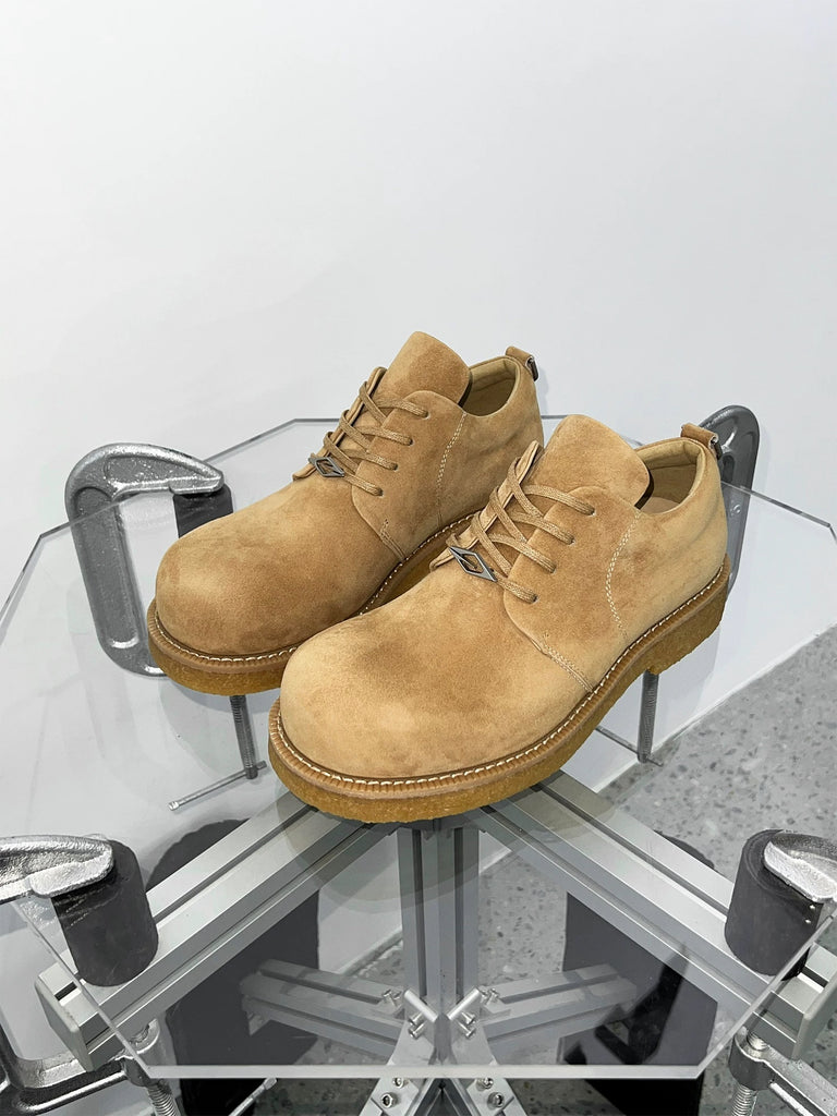 TERRAINCOGNITA Suede Derby Shoes