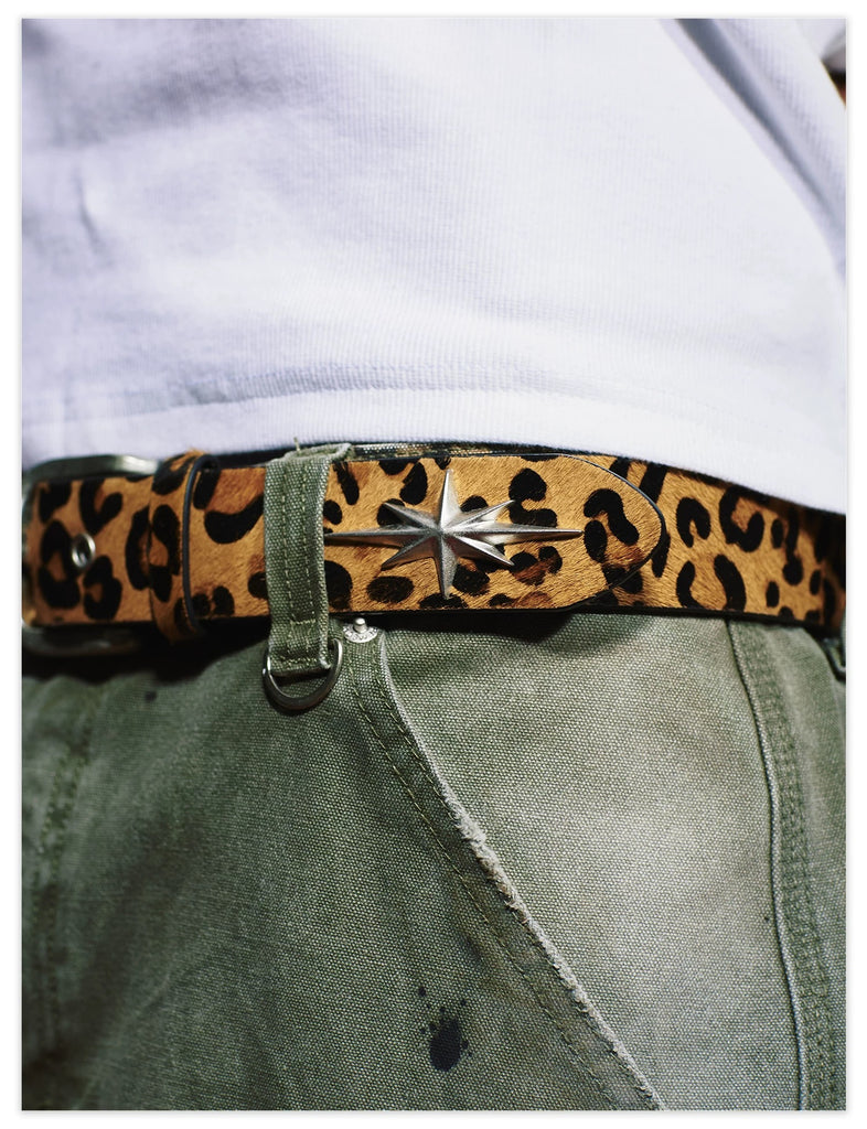 Remedy Leopard Horsehair Belt