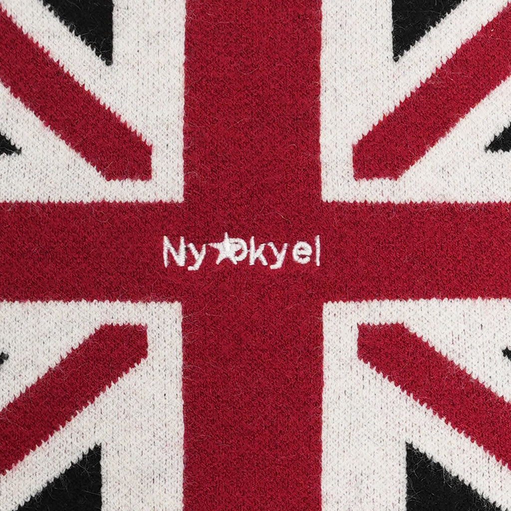 NyDkyel Union Jack Knitted Beanie
