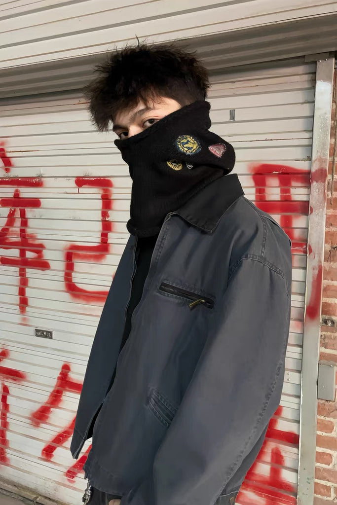 DETW 24AW Knit Balaclava Plush Hat