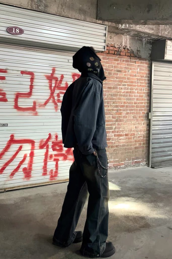 DETW 24AW Knit Balaclava Plush Hat