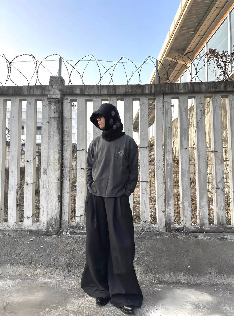 DETW 24AW Knit Balaclava Plush Hat