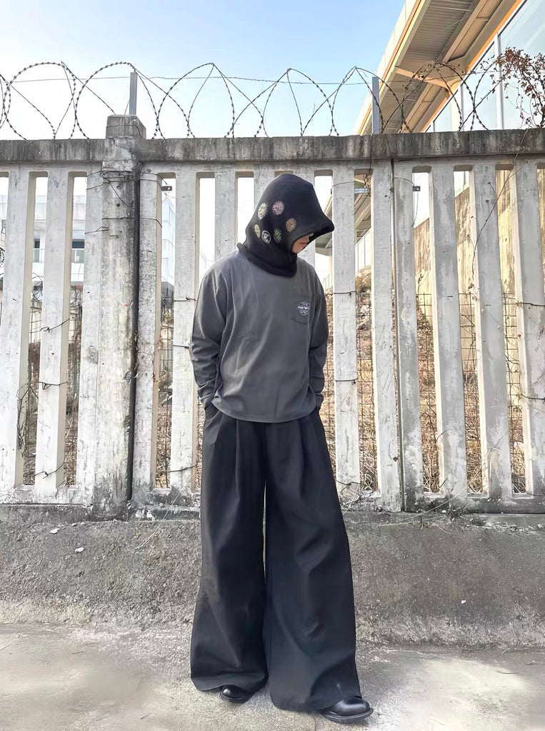 DETW 24AW Knit Balaclava Plush Hat