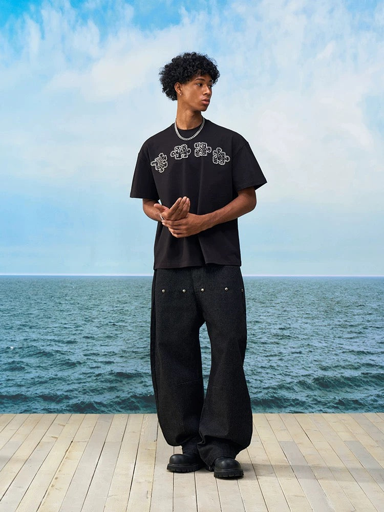 YADcrew Puzzle Studded Tee