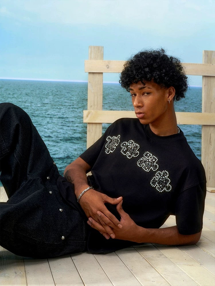 YADcrew Puzzle Studded Tee