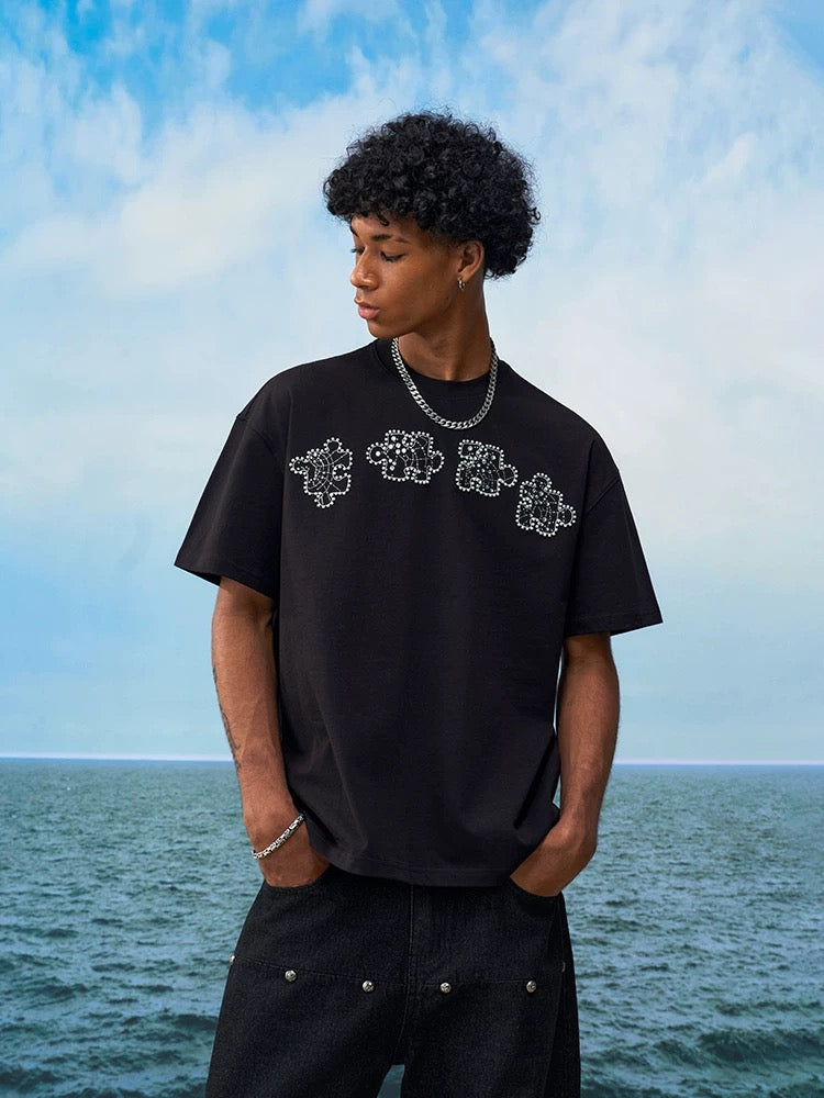 YADcrew Puzzle Studded Tee