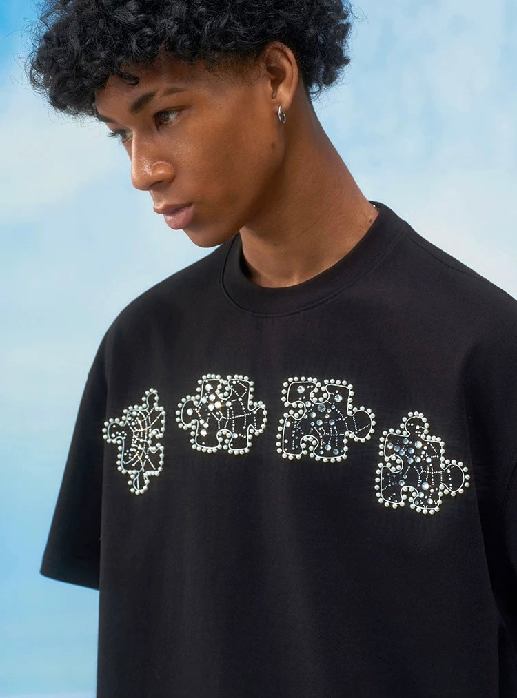 YADcrew Puzzle Studded Tee
