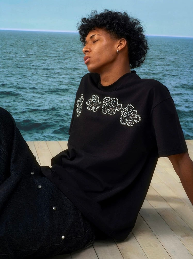 YADcrew Puzzle Studded Tee