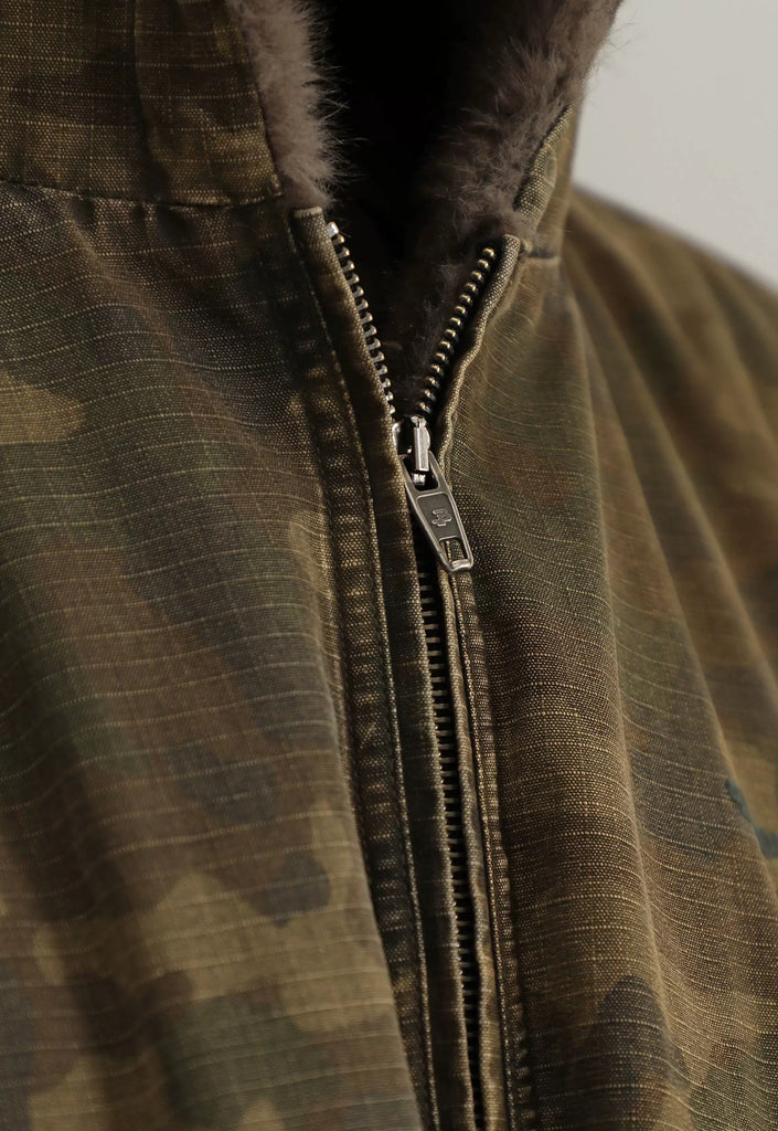 MASONPRINCE Custom Camo Washed Zip Hoodie