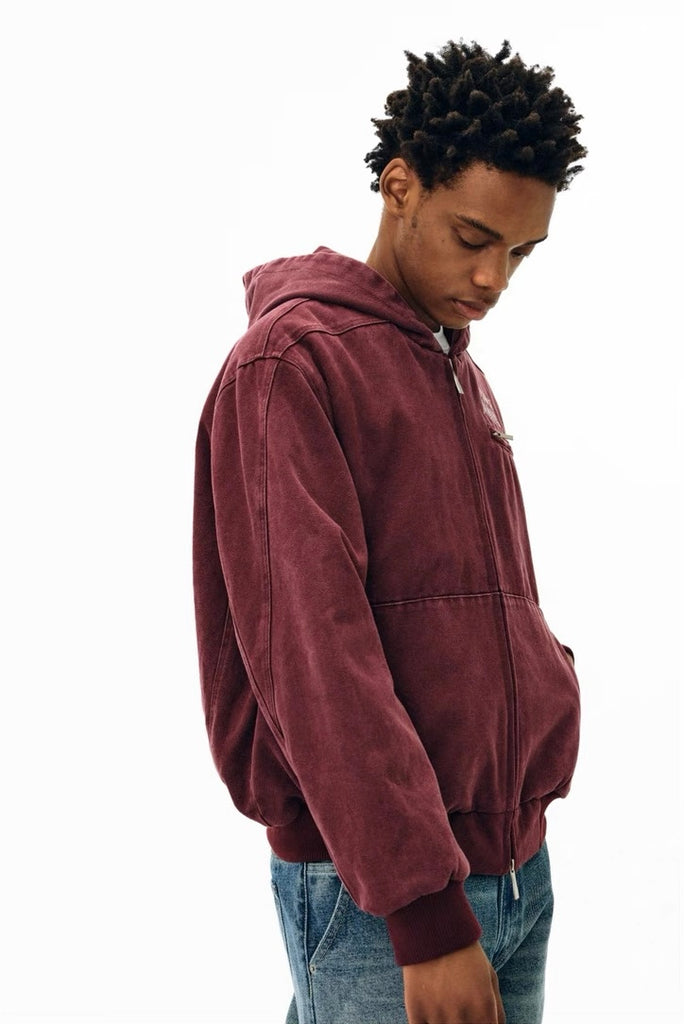 FPA Maroon Zip-Up Hoodie