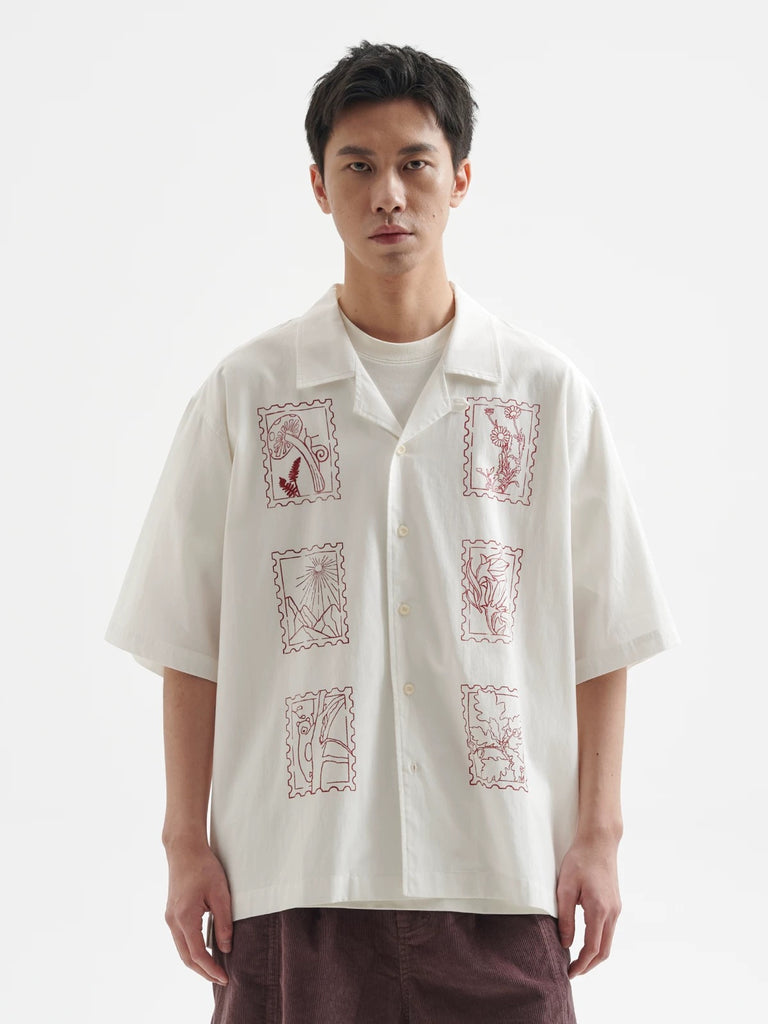 BUTTBILL 25SS STAMP STORIES CUBAN SHIRT