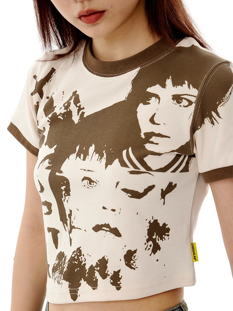 FACES OF FURY Graphic Baby Tee