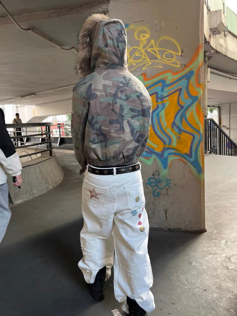 No E mosen REBEL PATCH Baggy Jeans