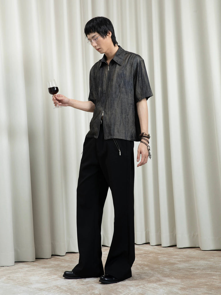 TZ Killer Zipper Flared Pants