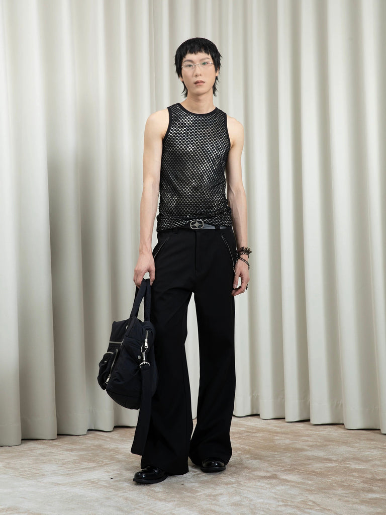 TZ Killer Zipper Flared Pants