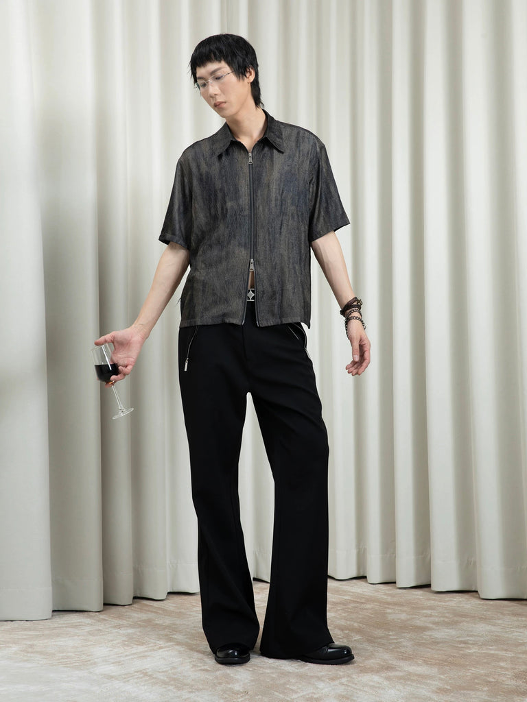 TZ Killer Zipper Flared Pants
