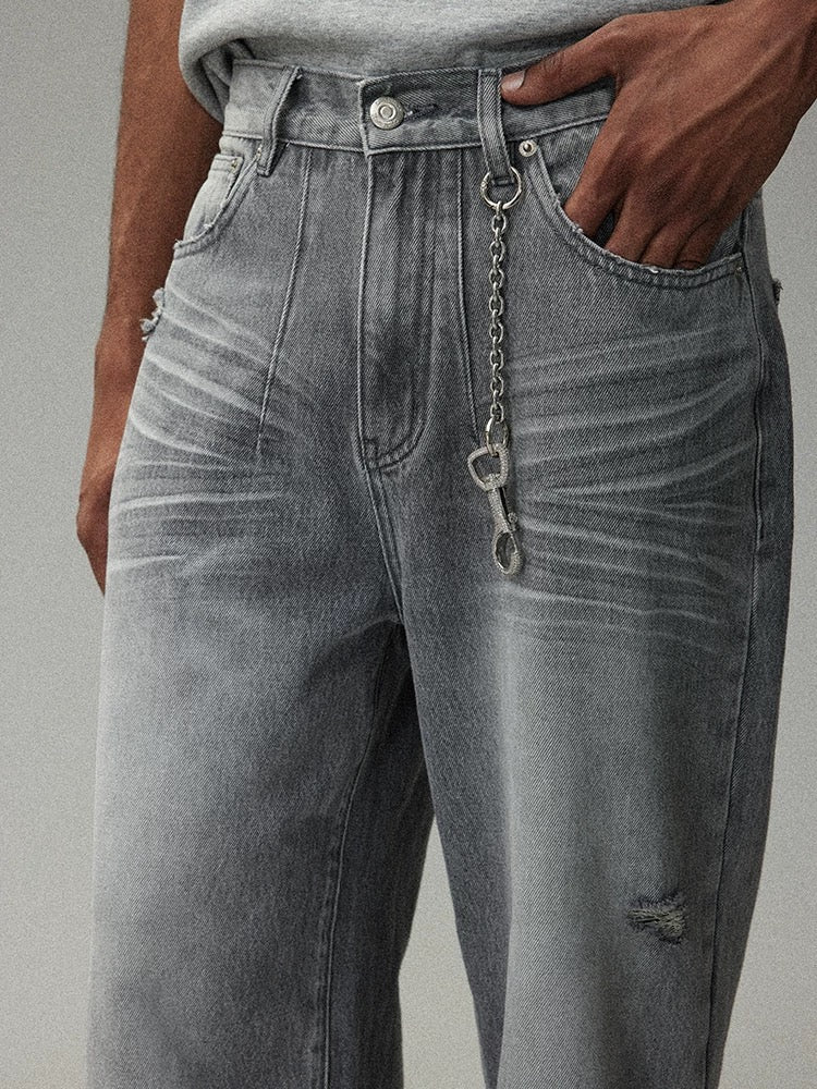 CRICLE CAGE Washed Flare Jeans