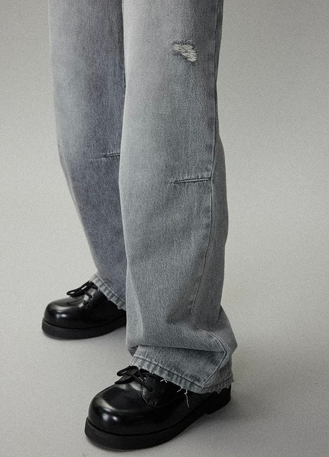 CRICLE CAGE Washed Flare Jeans