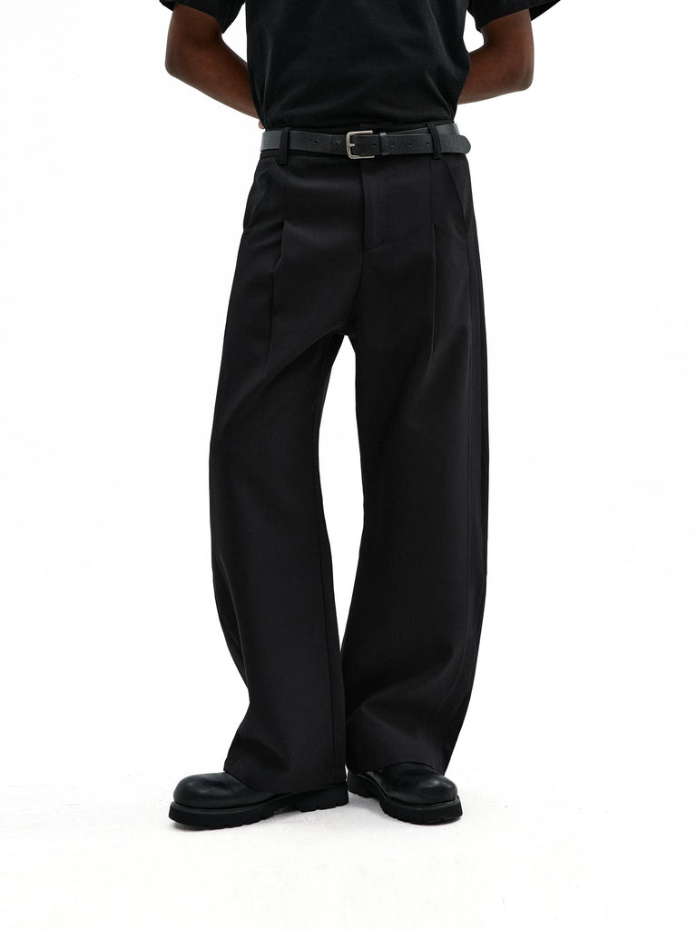 FPA Pleated Wide-Leg Trousers