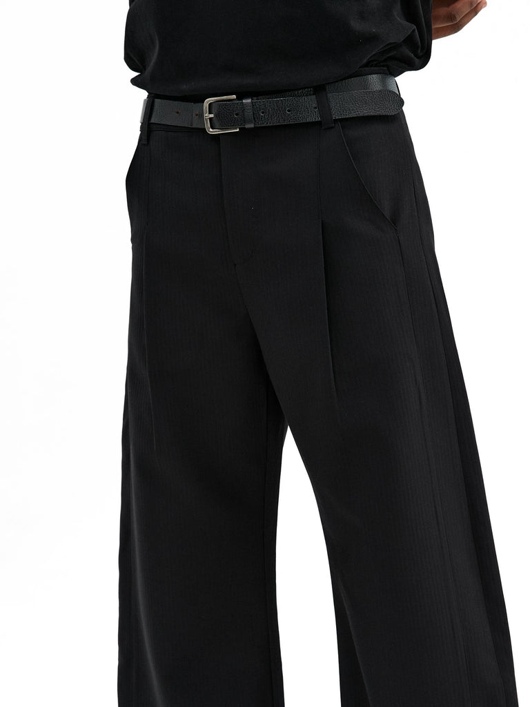 FPA Pleated Wide-Leg Trousers